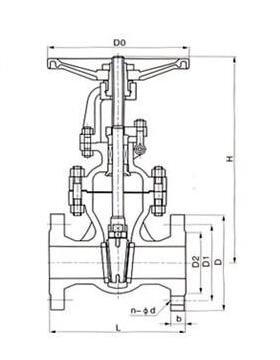 GB/T9119-2010闸阀结构图